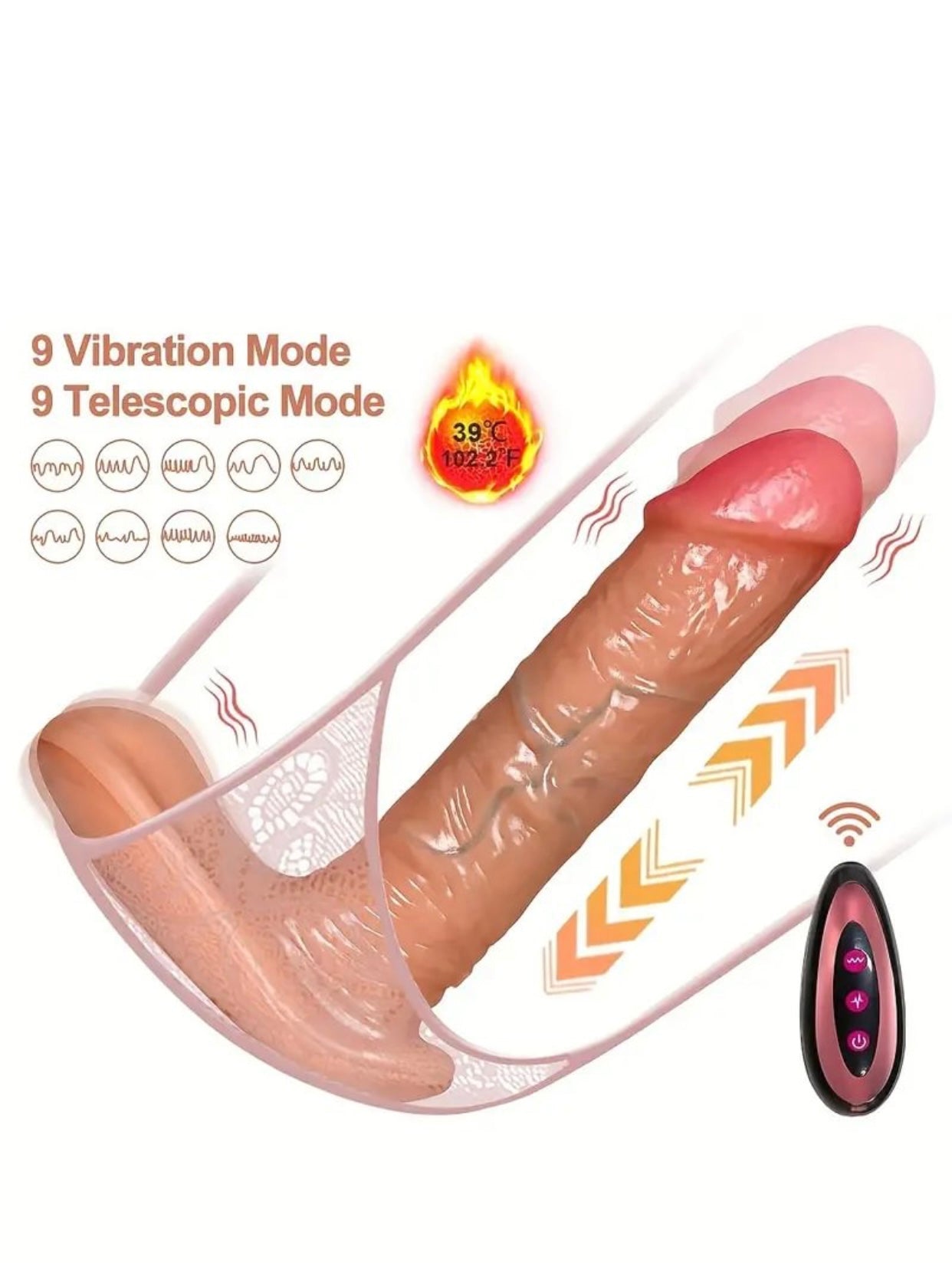 Thrusting Wearable Dildo
