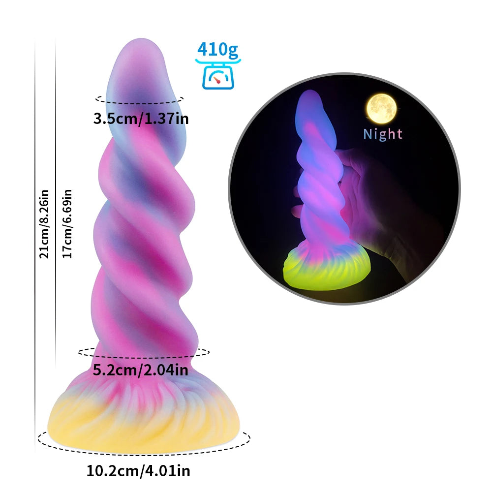 Glow In The Dark Dragon Dildo