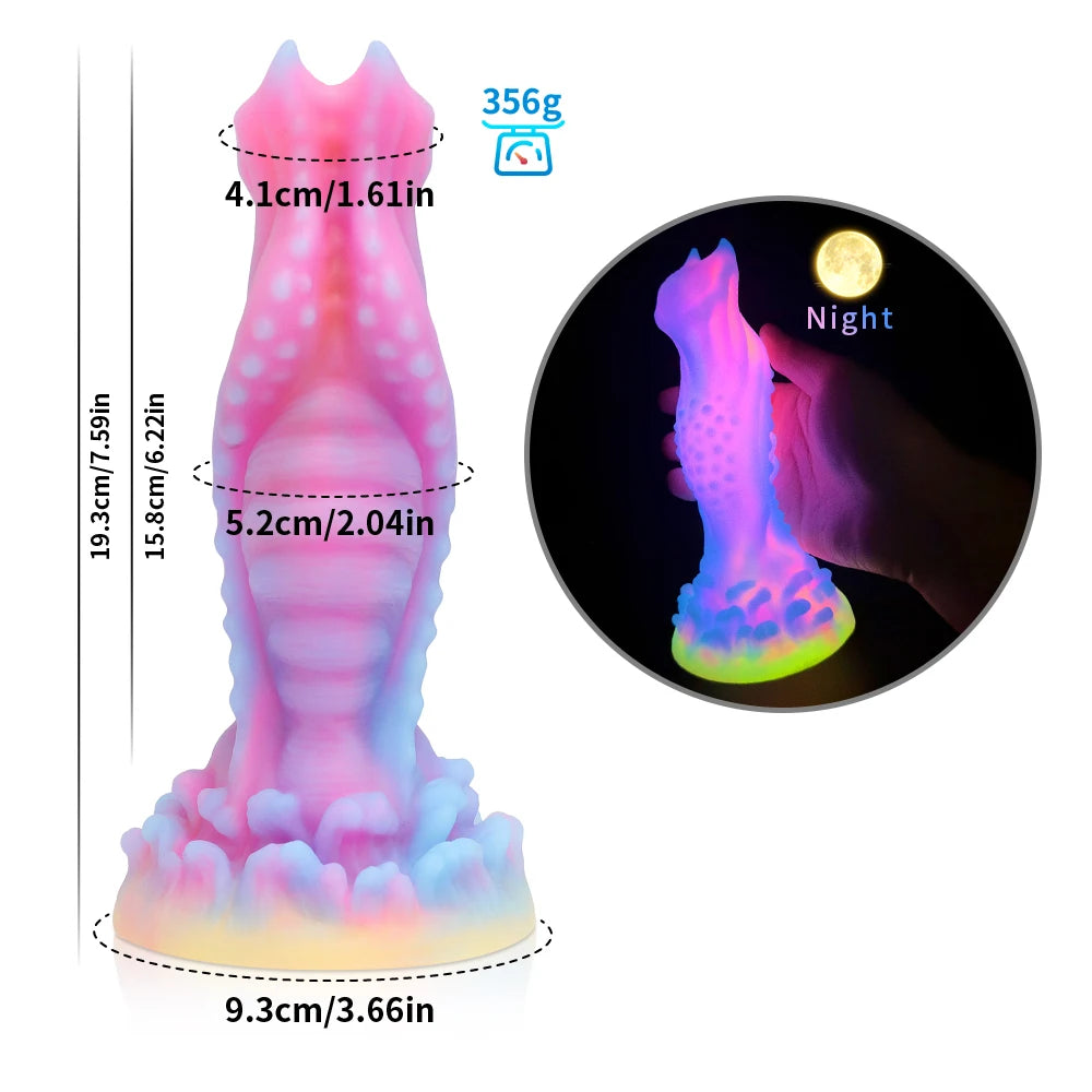 Glow In The Dark Dragon Dildo