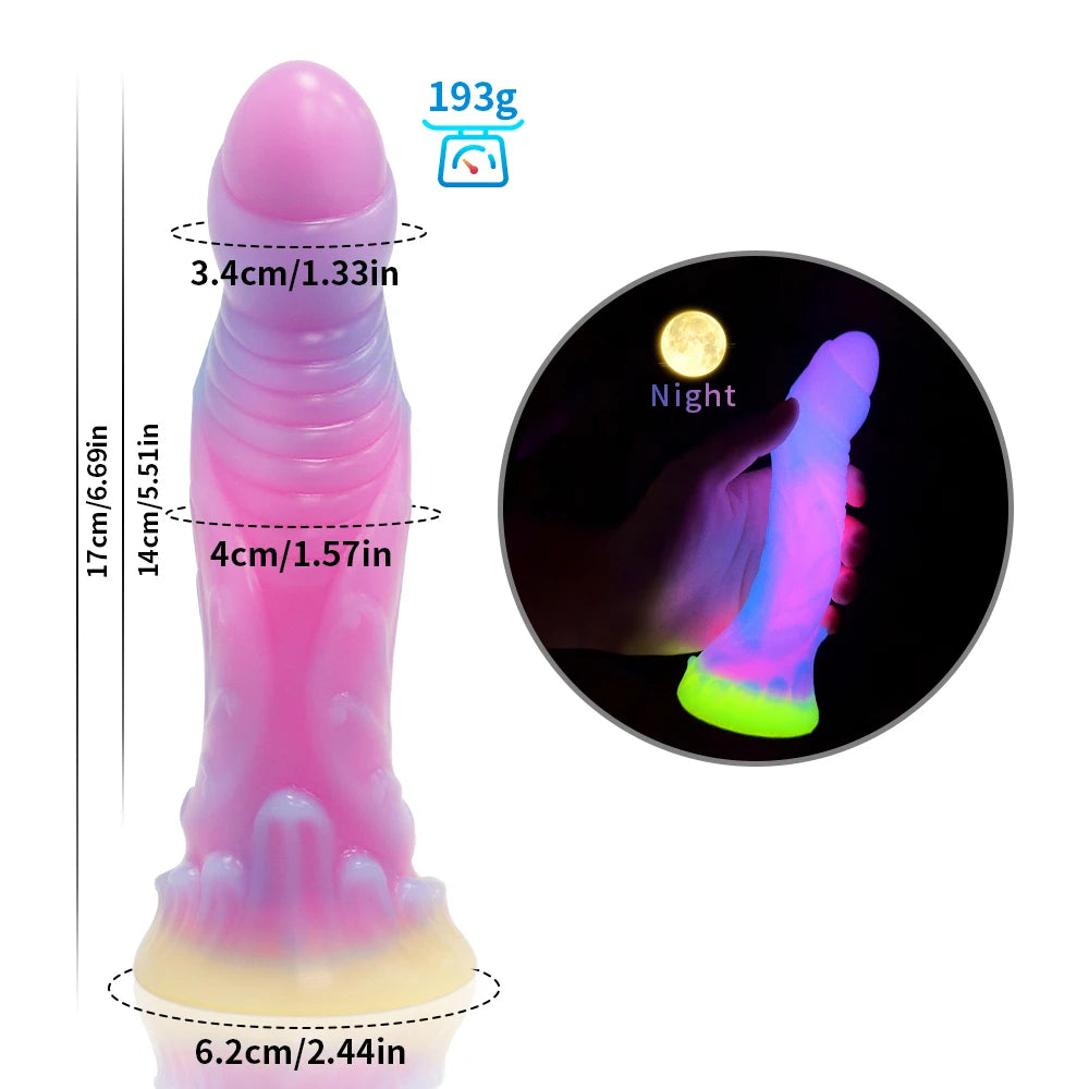 Glow In The Dark Dragon Dildo