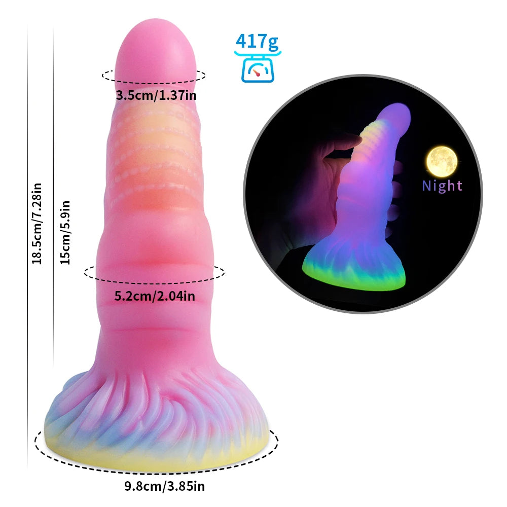 Glow In The Dark Dragon Dildo