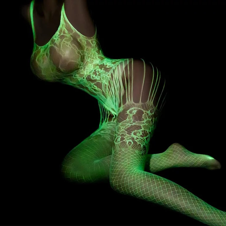 Luminous FishNet Bodysuit