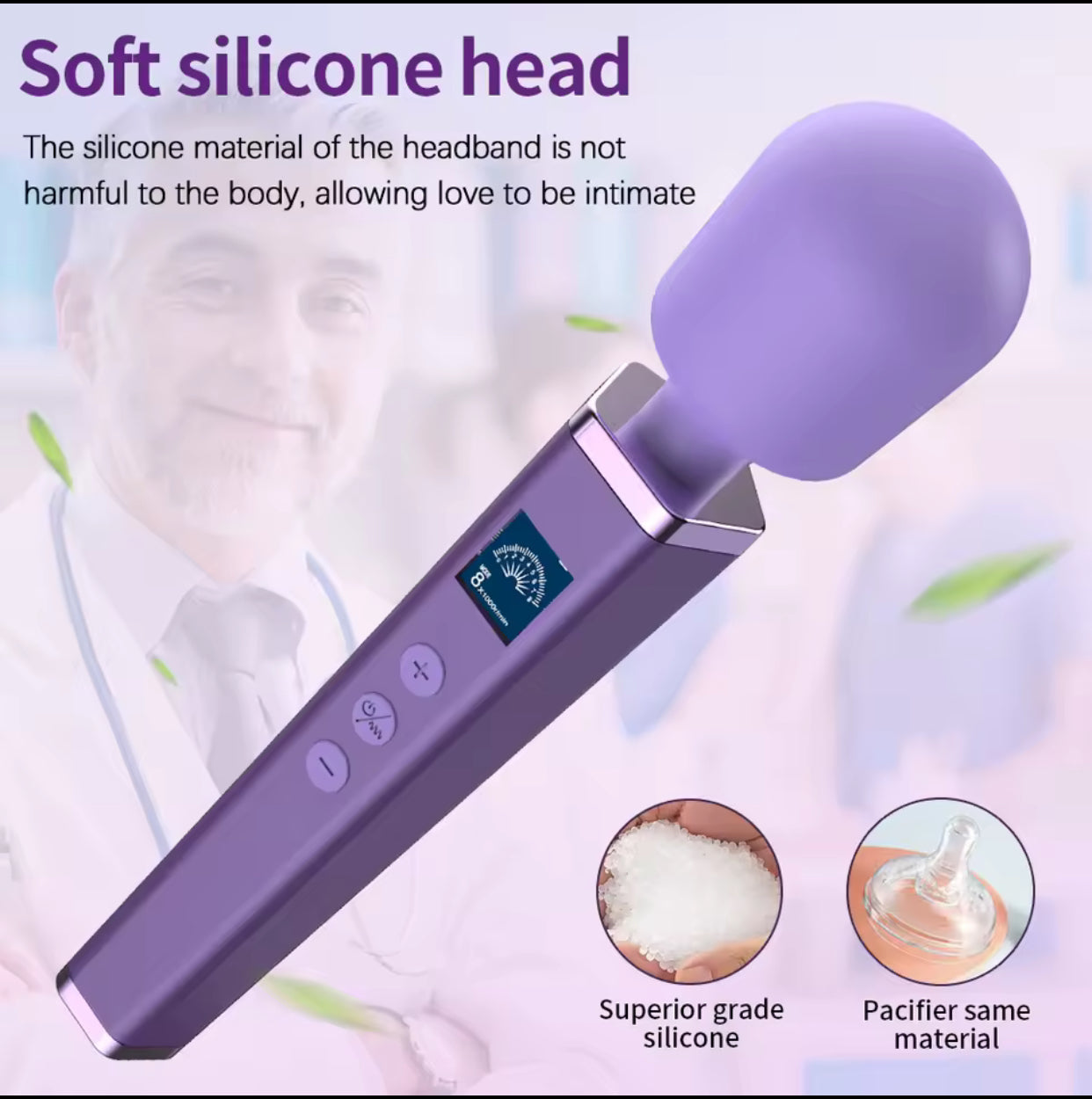 LCD Wand Massager