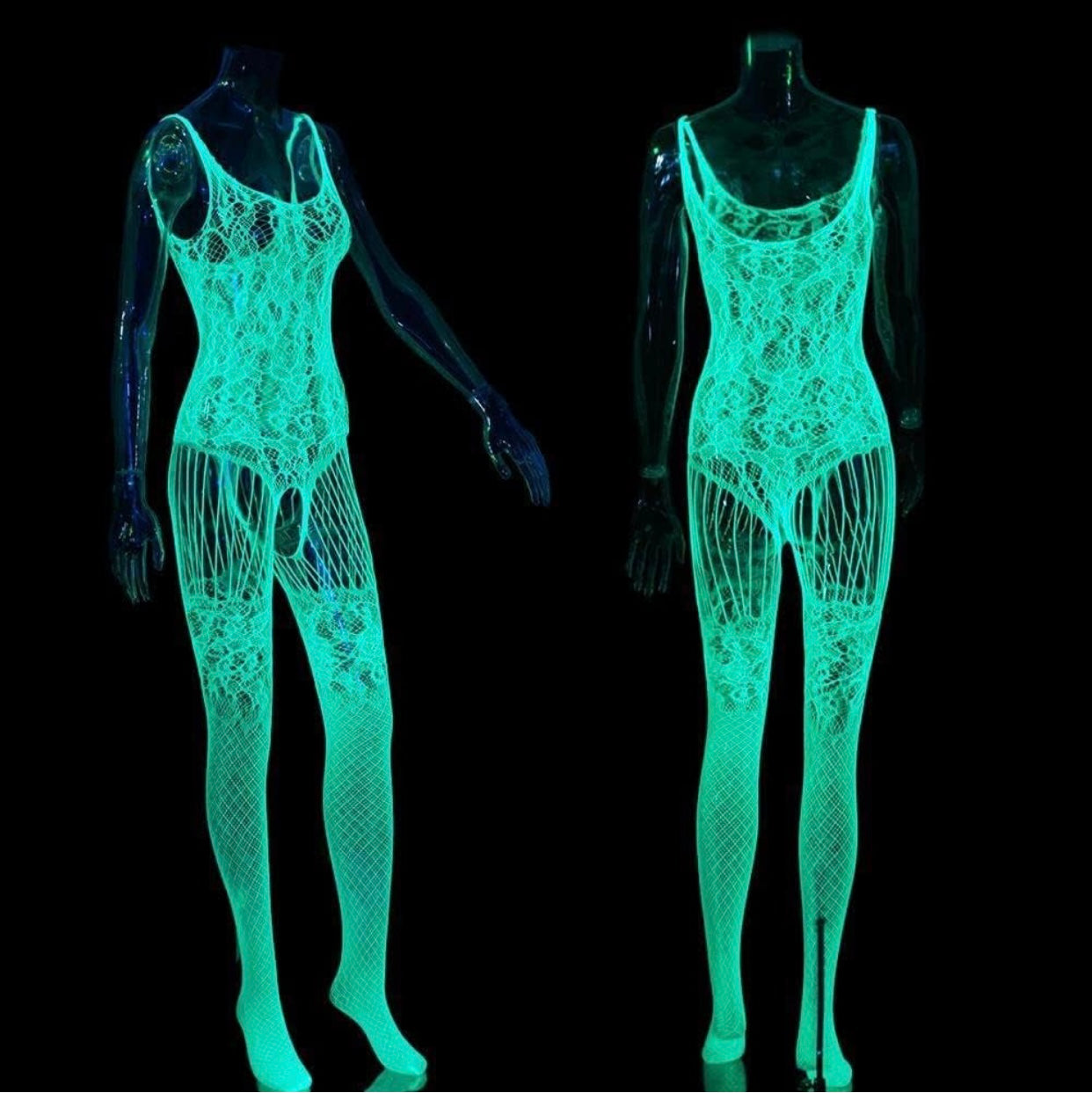 Luminous FishNet Bodysuit