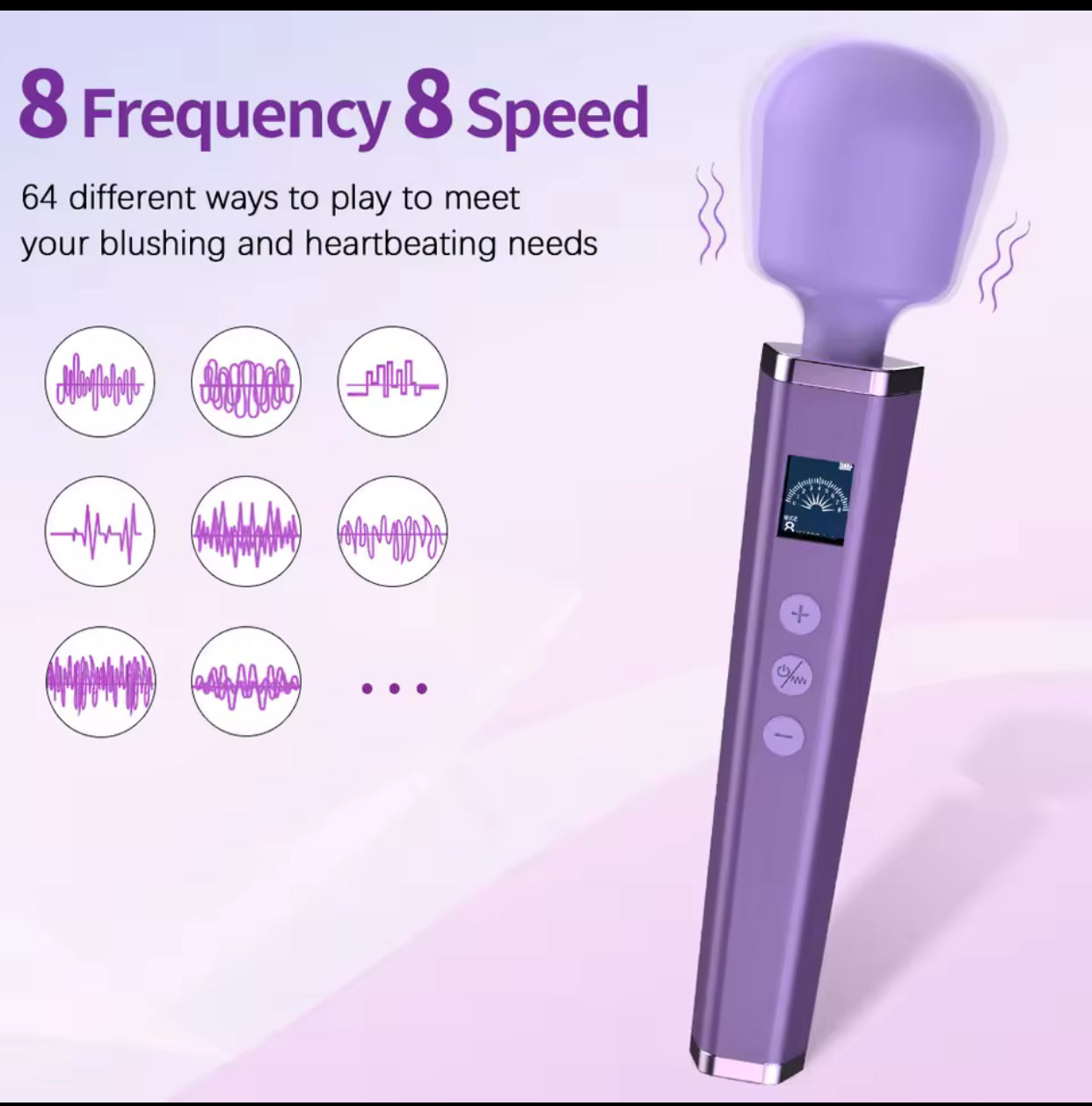 LCD Wand Massager