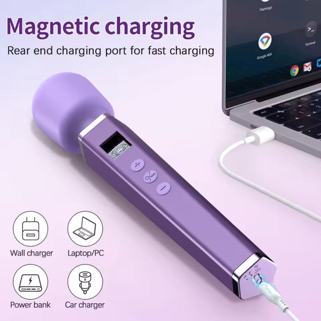 LCD Wand Massager
