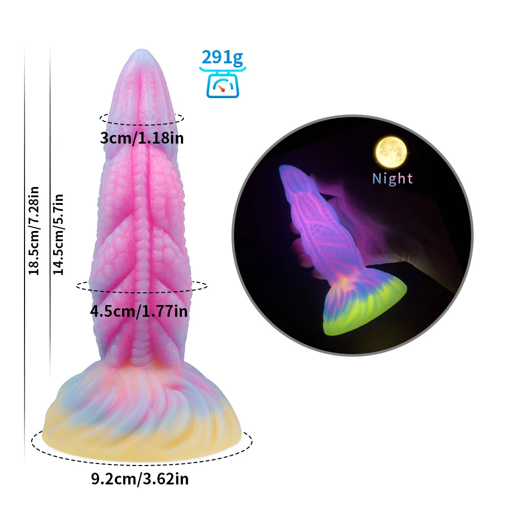 Glow In The Dark Dragon Dildo