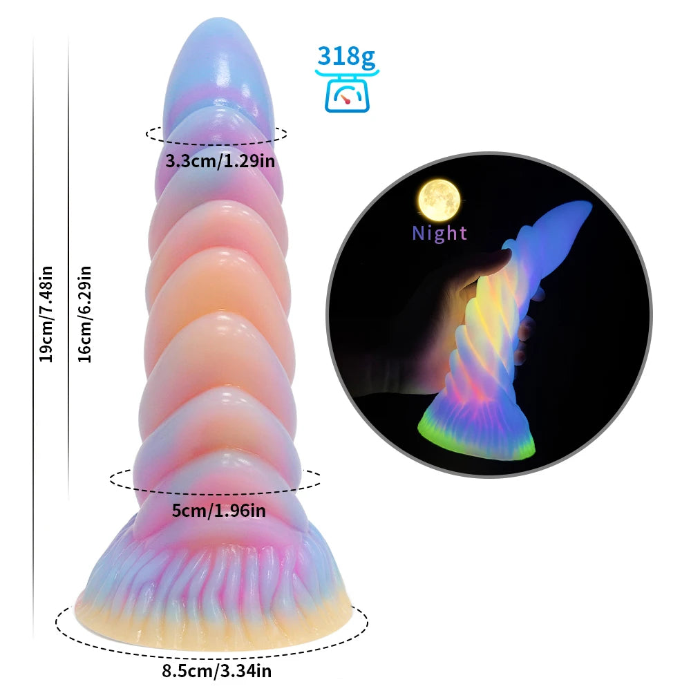Glow In The Dark Dragon Dildo