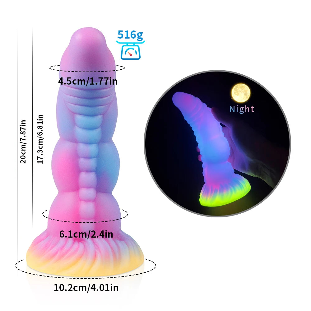 Glow In The Dark Dragon Dildo