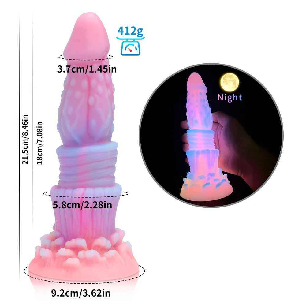 Glow In The Dark Dragon Dildo