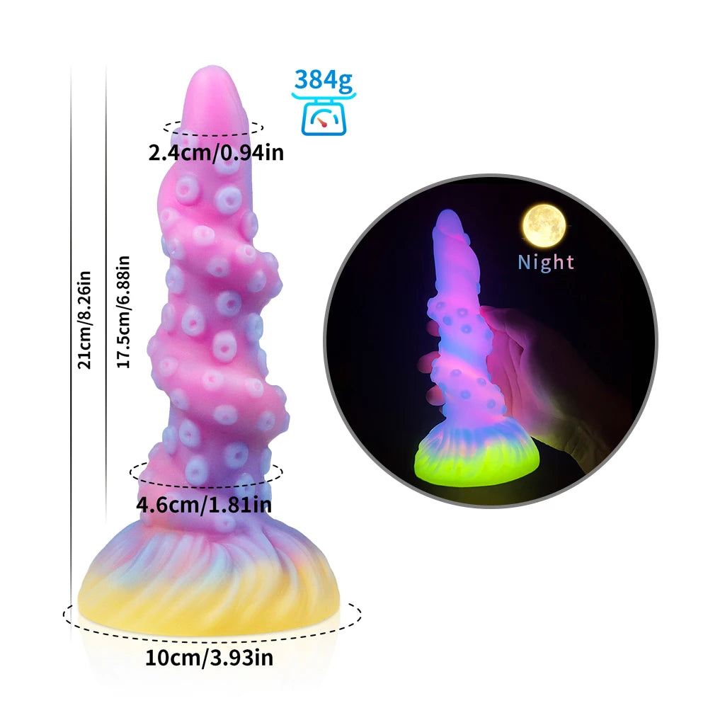 Glow In The Dark Dragon Dildo