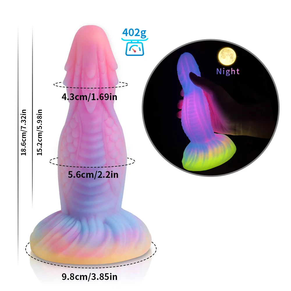 Glow In The Dark Dragon Dildo