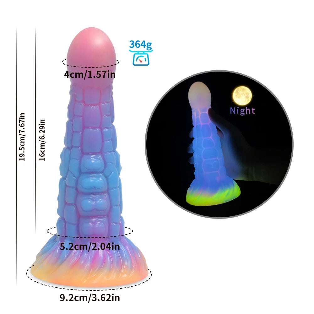 Glow In The Dark Dragon Dildo