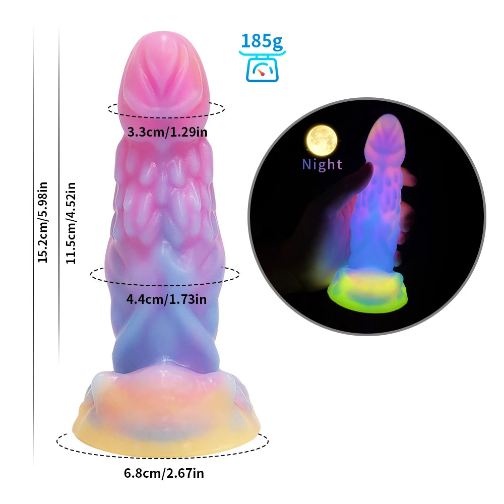 Glow In The Dark Dragon Dildo
