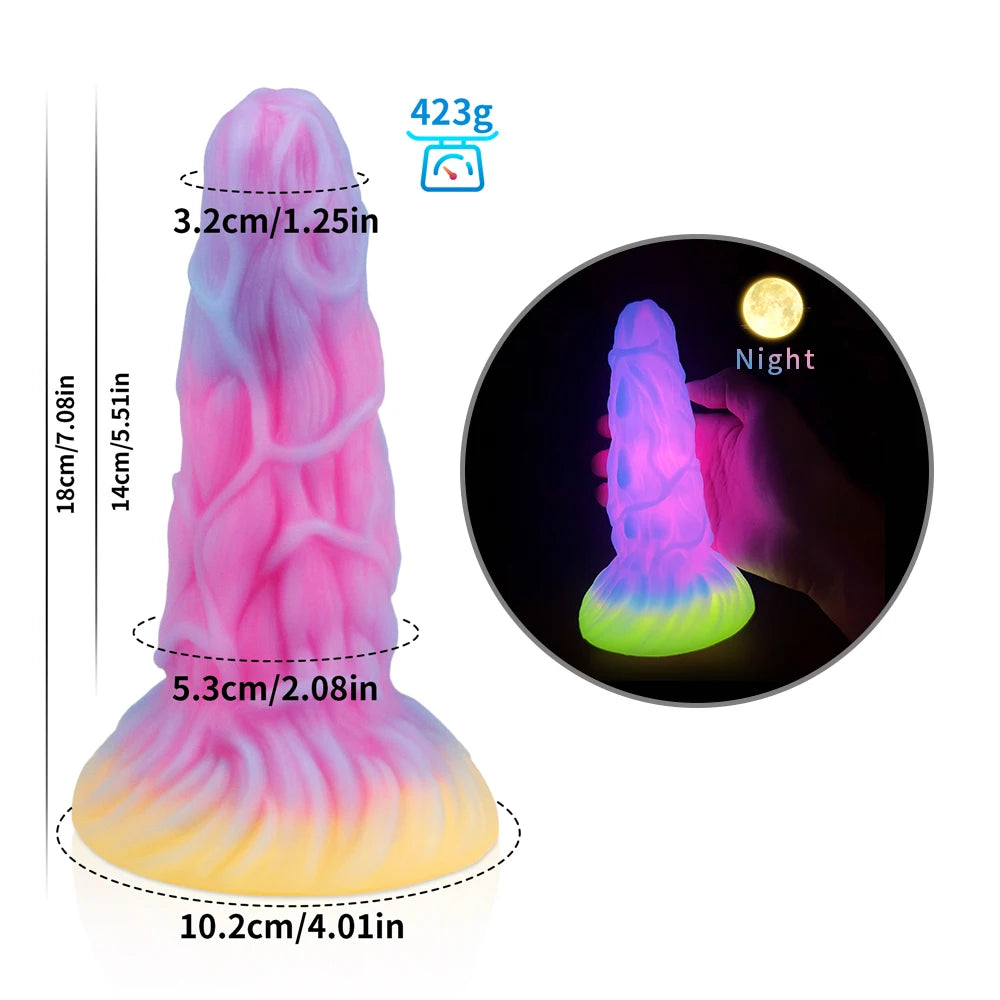 Glow In The Dark Dragon Dildo