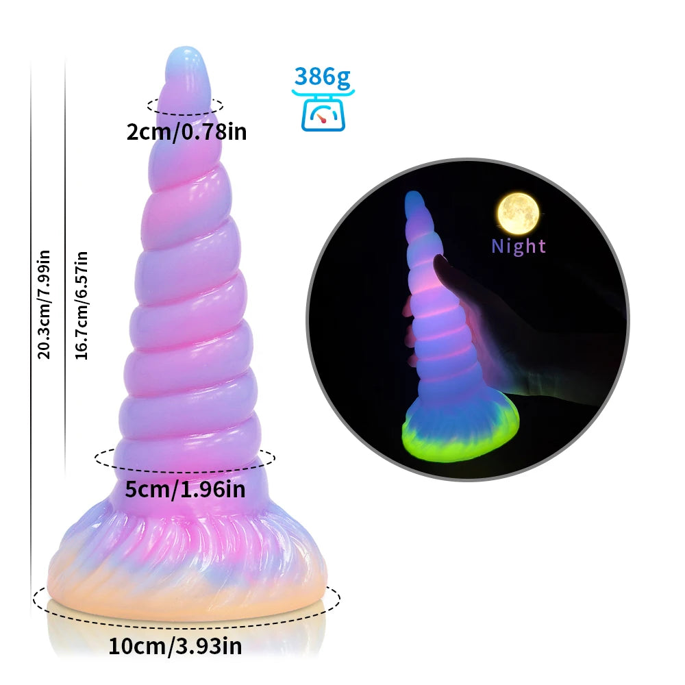 Glow In The Dark Dragon Dildo